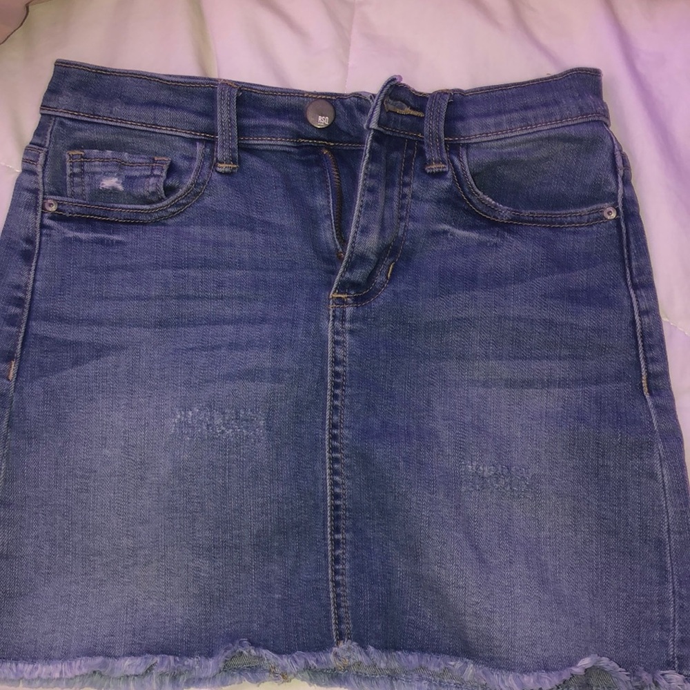 Demin Blue mimi Jean skirt, worn once!